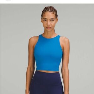 Lulu high neck align tank